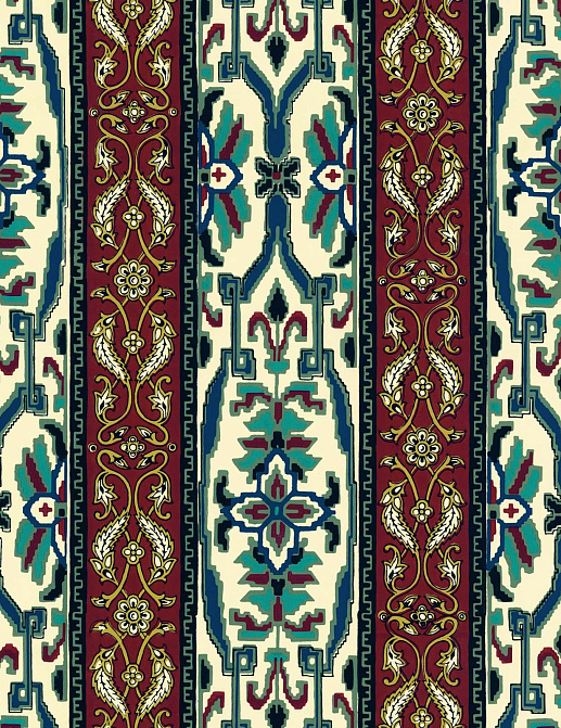 Обои House Of Hackney WII Newness 2018 Mamounia/Burgundy/Teal