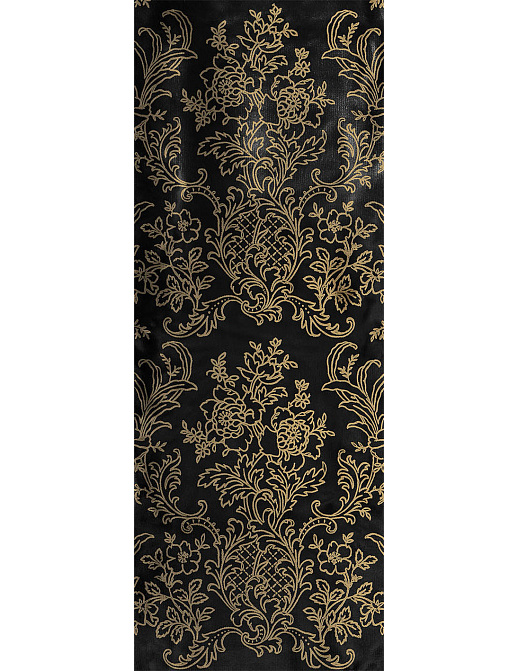 Обои Zuber Broderies 516/Noir/Serti Bronze