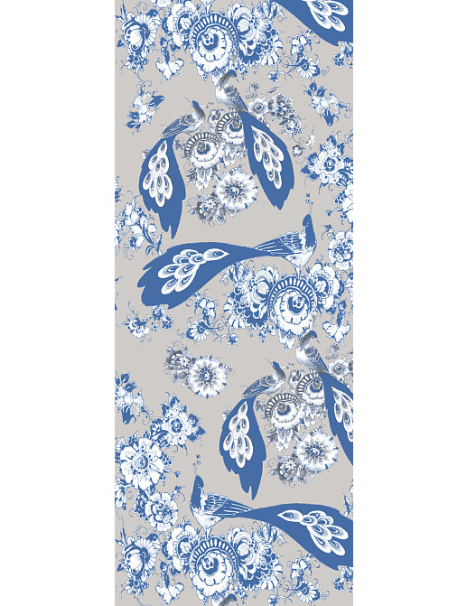 Обои Nicolette Mayer Royal Delft Bloemdecor-Grain