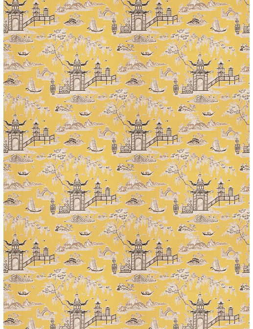 Ткань Fabricut Vignettes Vol.XIII Citrus Sali toile/Lemongrass
