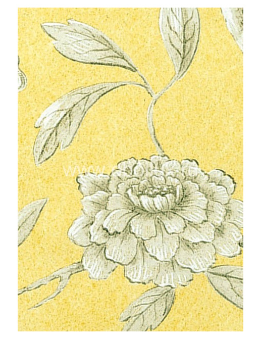 Обои Lewis & Wood Wide Width Wallpapers LW133228/Jasper Peony Georgian Yellow