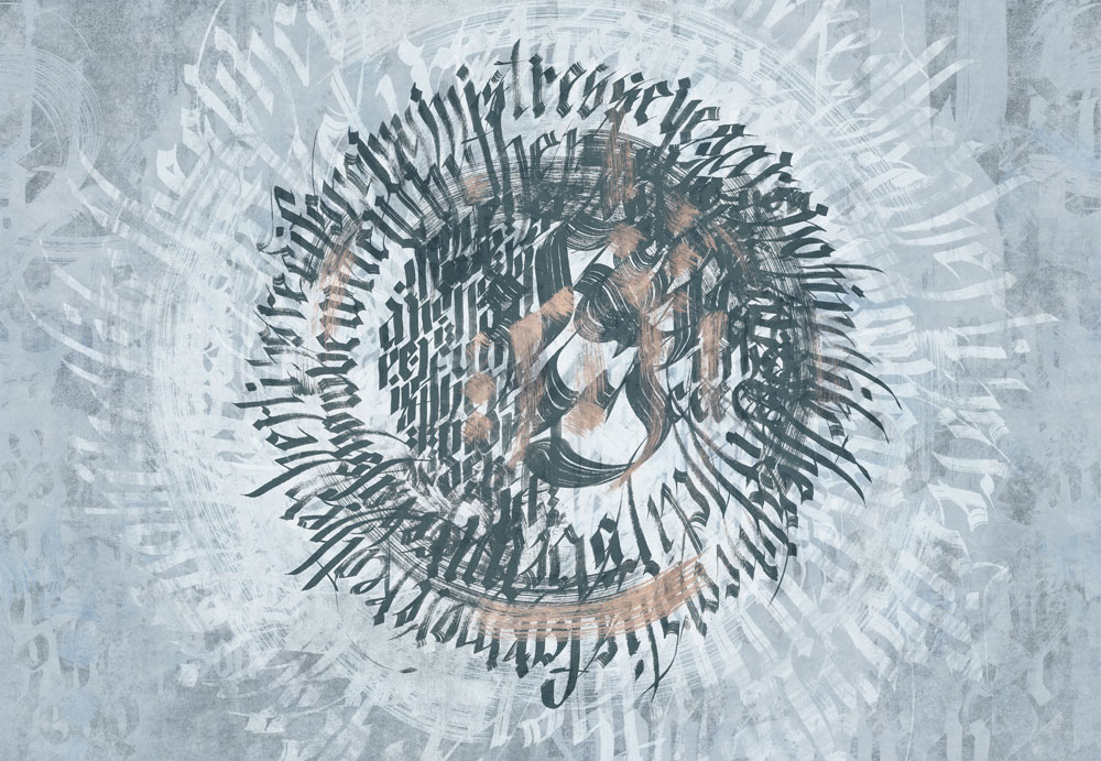 Обои Factura Collection 2021 CALLIGRAPHY/3