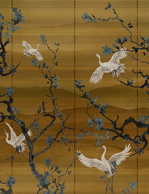 Панно и фотообои Faboie Silk Painting 5 F-SN5063