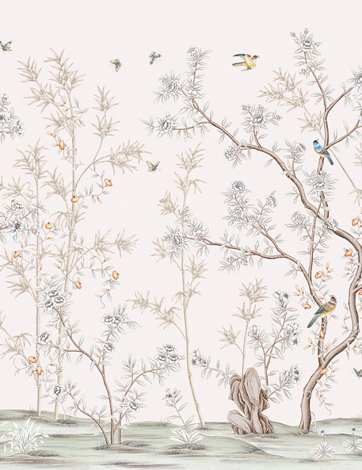 Обои Yana Svetlova Wallcoverings Art Prints B55-WHITE