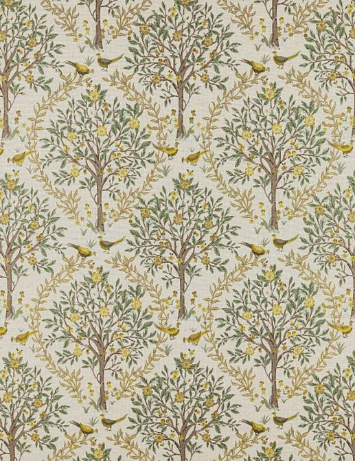 Ткань Ashley Wilde Sherwood Bedgebury/Lemon