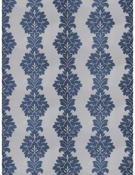 Ткань Fabricut Silk Nuances Lapis Vergara Damask/Navy