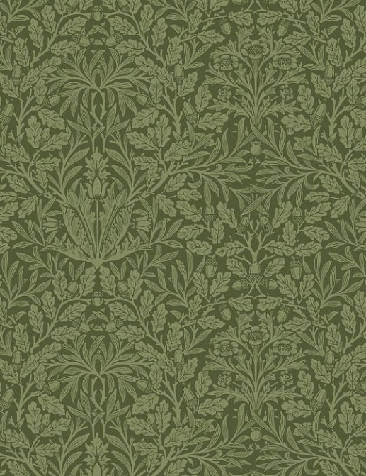 Ткань William Morris At Home The Forager AcornVelvet/Moss