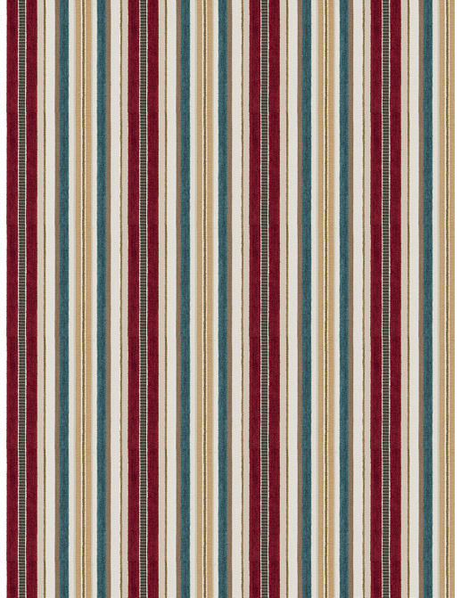 Ткань Fabricut Color Studio Vol.VIII Vermillion Parlor stripe/Crimson