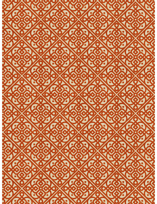 Ткань Fabricut Vignettes Vol.XIII Terra Cotta Demetrius/Persimmon