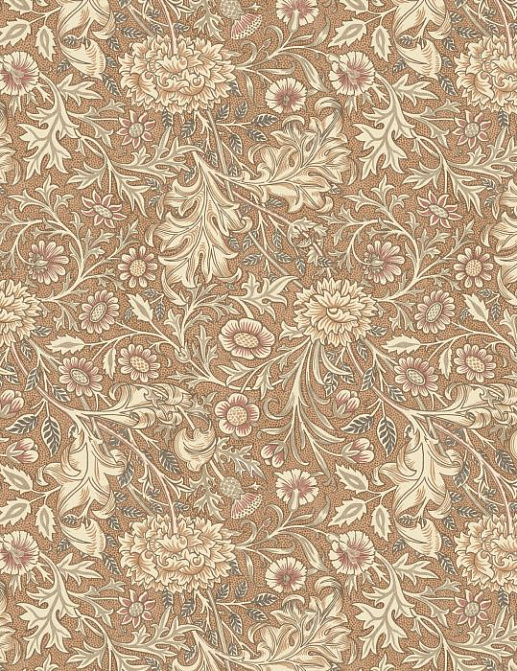 Ткань William Morris At Home Flora & Foliage Volume I DoubleBough/Terracotta