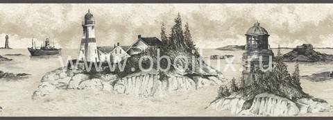Бордюр Blue Mountain Black & White BC1580723b