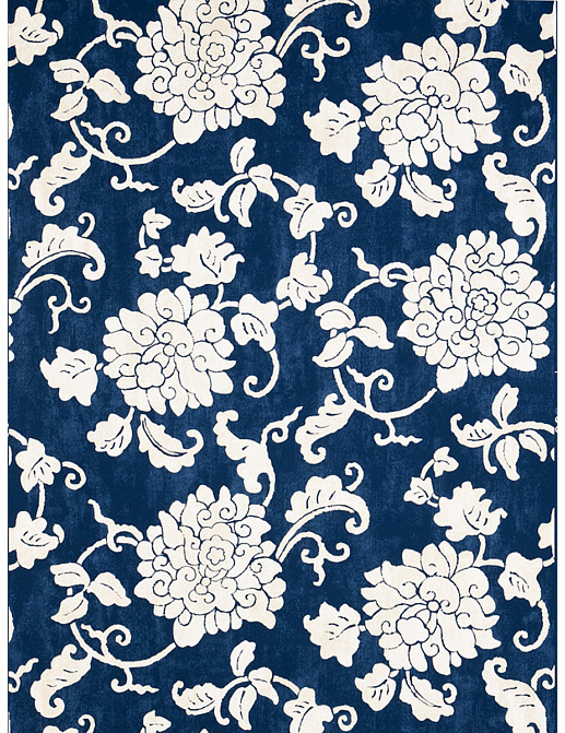Обои Stroheim Blue & White 6022102