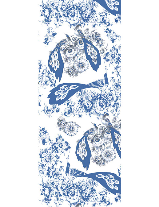 Обои Nicolette Mayer Royal Delft Bloemdecor-White