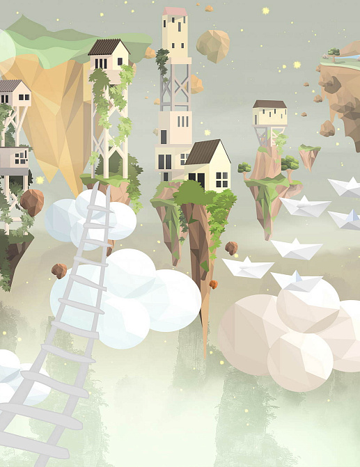 Обои Wall Street Flying Hill 21732