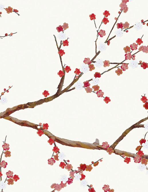 Панно и фотообои Misha Asia Cherry Tree/White