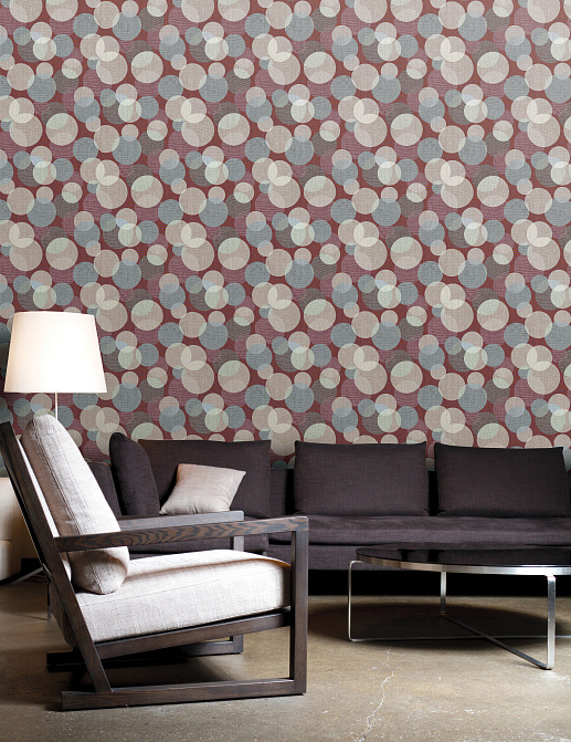 Обои Crocus Collection 1 Giove Aubergine