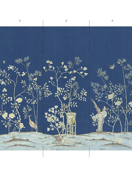 Обои Paul Montgomery Studio Book of Murals (Mural Sources) CH-142-CH/Graphite
