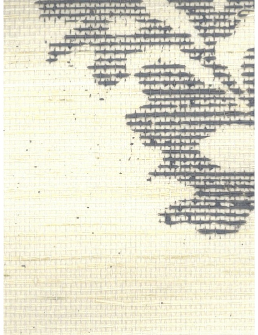 Обои Stroheim Silhouettes Wildflowers Sisal/Gray on Oyster