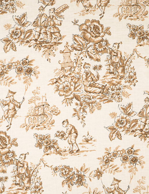 Ткань Trend Jaclyn Smith Home brown black 01827 Caramel