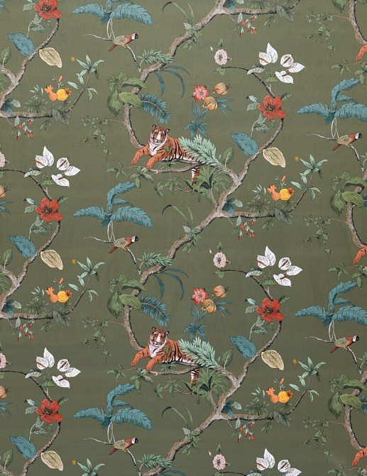Ткань Ashley Wilde Tahiti Bengal/Olive