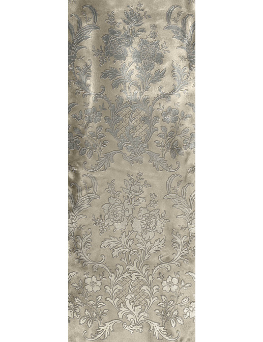 Обои Zuber Broderies 516/Blanc/Argent