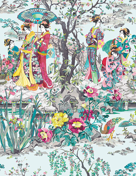 Обои Osborne & Little Enchanted Garden W7024-02