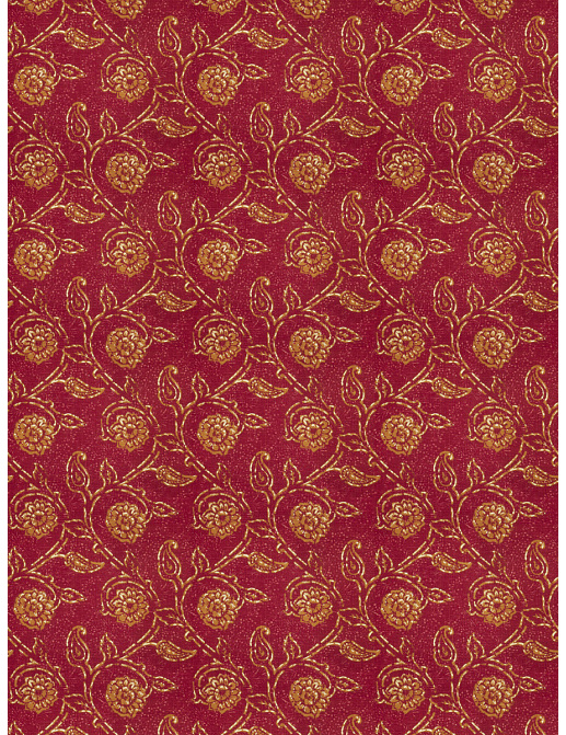 Ткань Fabricut Isabelle Borchgrave Mulberry Gala floral/Mulberry