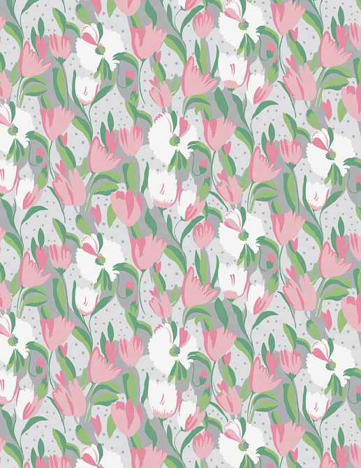 Ткань Blendworth Bazaar Tulip Reign/Angelica