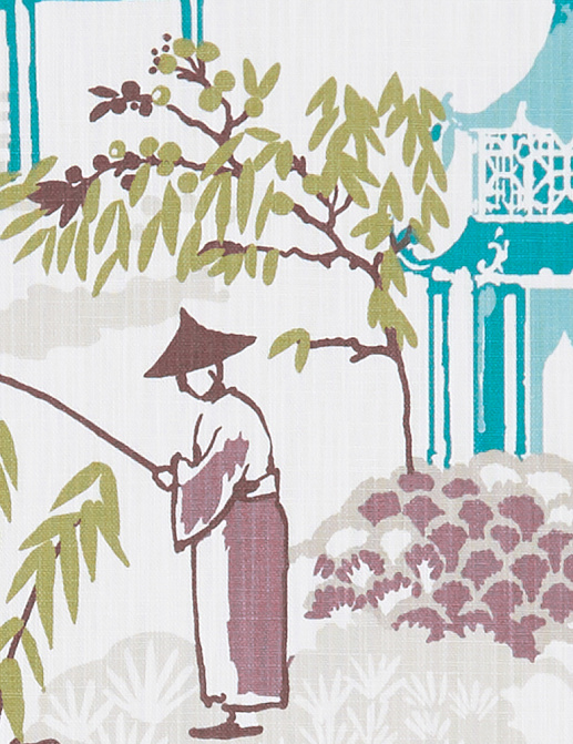 Ткань Clarke & Clarke Oriental Garden F1290/03