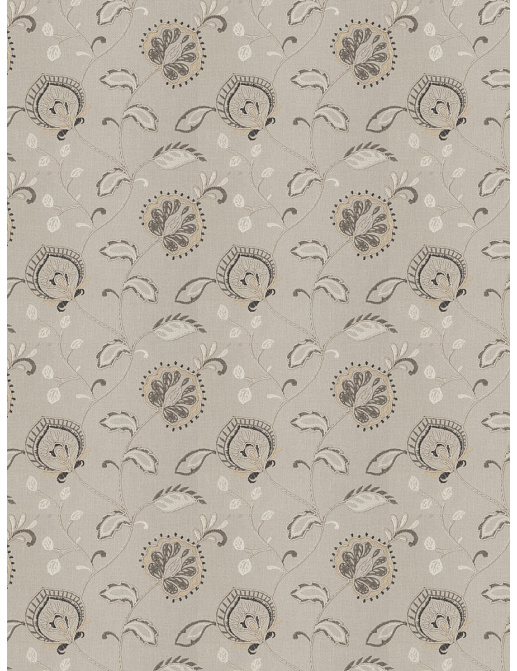 Ткань Fabricut Chromatics Vol.XXV Travertine Aidoo floral/Charcoal