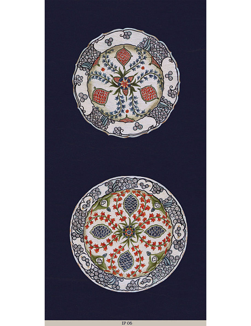 Панно и фотообои Iksel Scenic & Architectural Wallpapers Iznik Plates IP06