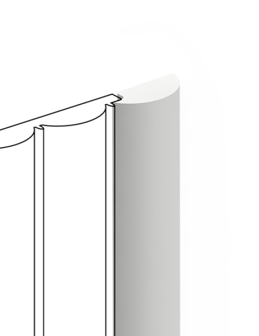 Молдинги HIWOOD Hiwood Decor LF137B/NP