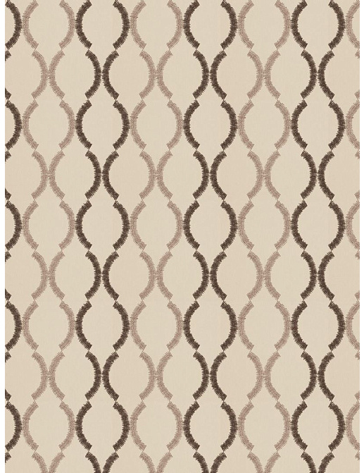 Ткань Fabricut Vignettes Vol.XIII Latte Mackey/Walnut