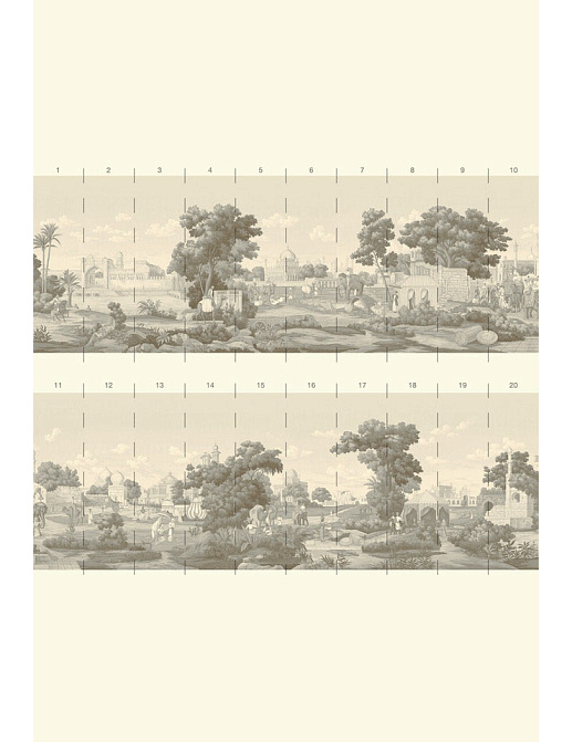 Панно и фотообои Paul Montgomery Studio Printed Mural Collections PMP-PTI/Sepia