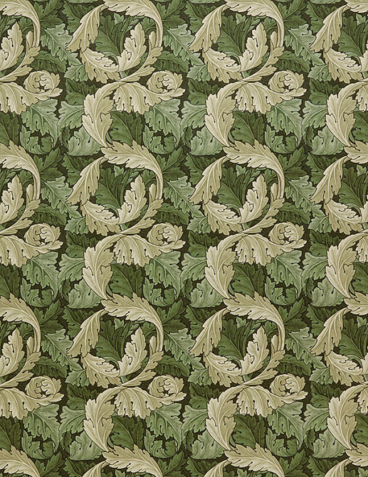 Ткань William Morris At Home Kelmscott Gardens Volume I Acanthus Velvet/Nettle