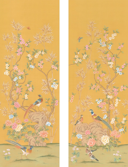 Обои Paul Montgomery Studio Book of Murals (Mural Sources) CH-130-RF1/Golden