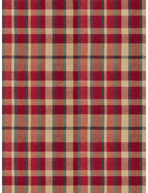 Ткань Fabricut Color Studio Vol.VIII Vermillion Calais plaid/Redwood