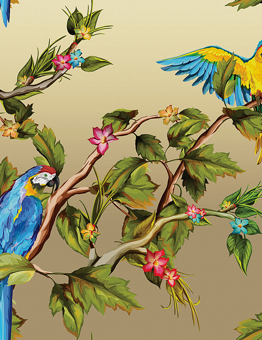 Панно и фотообои Yo2 Tropical Screens TS1.07/Gold