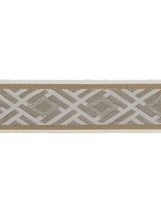 Тесьма Fabricut Mineral Obsession Trimmings Crosshatch/Alloy