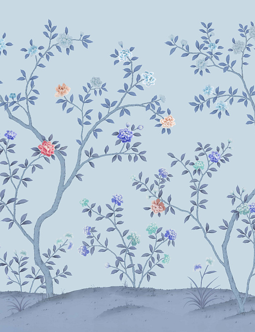 Обои Yana Svetlova Wallcoverings Art Prints B42/BLUE