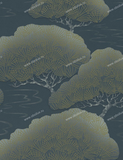 Обои Little Greene Oriental Wallpapers 0275PIBLUEP
