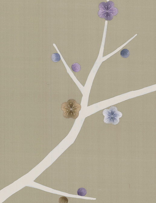 Обои Fromental Conversational Cherry Blossom/Lysander