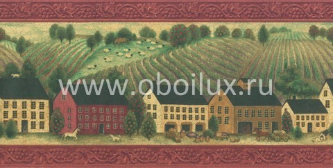Бордюр Blue Mountain Red BC1580023b