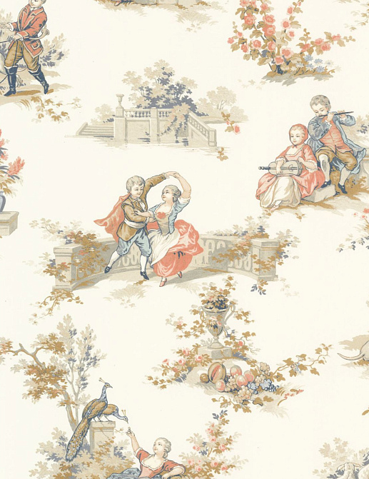 Обои Casadeco Les Belles Toiles de Jouy 2 BTJD201737407