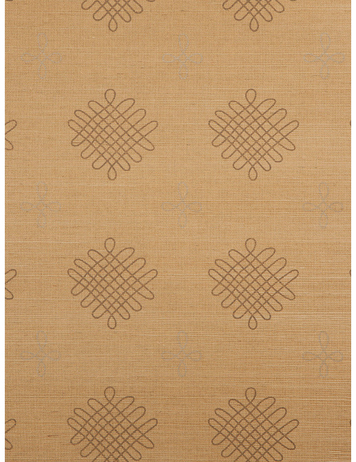 Обои Holland & Sherry Five Nations Printed Grasscloth Collection DEWP7228/Huron Pioneer