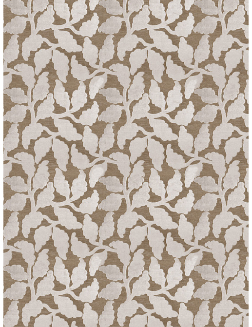 Ткань Fabricut Vignettes Vol.XIV Pewter Mendel leaf/Silver