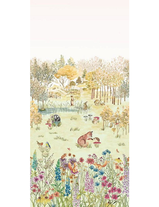 Обои Little Greene Storybook Papers 0231POHARVE