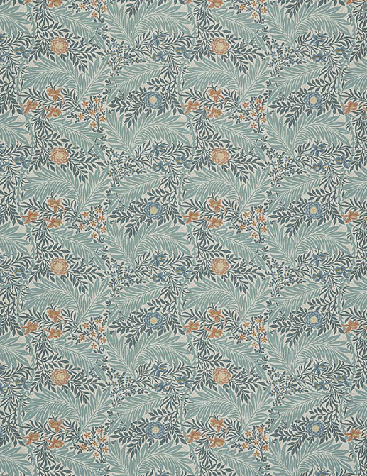 Ткань William Morris At Home Kelmscott Gardens Volume I Larkspur/Woad