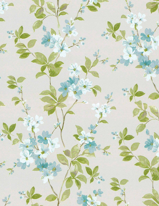 Ткань Daylight Meadows Syringa/Aqua