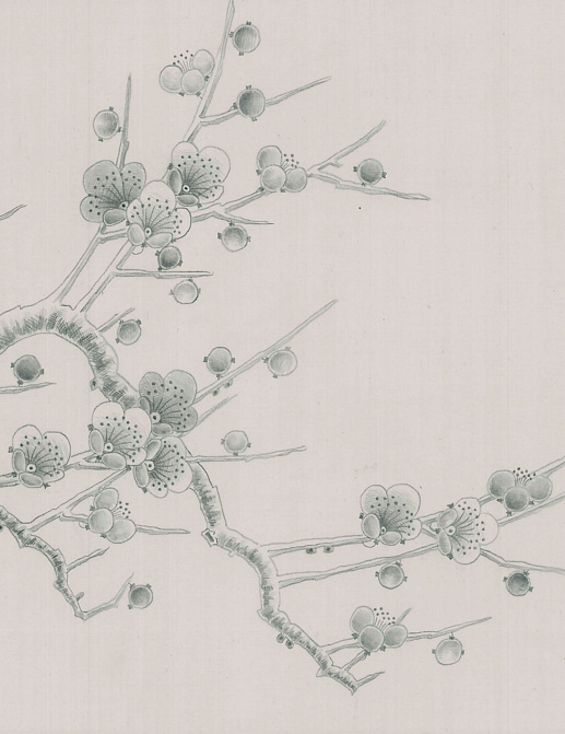 Обои Fromental Modern Chinois Prunus/Etching